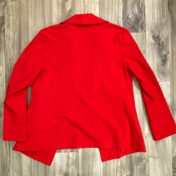 Pendleton M True Red Open Front Soft Blazer in Stretch Modal Fabric IMMACULATE - Picture 2 of 7